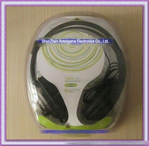 Xbox360 Headphone with 2 microphone game accessory